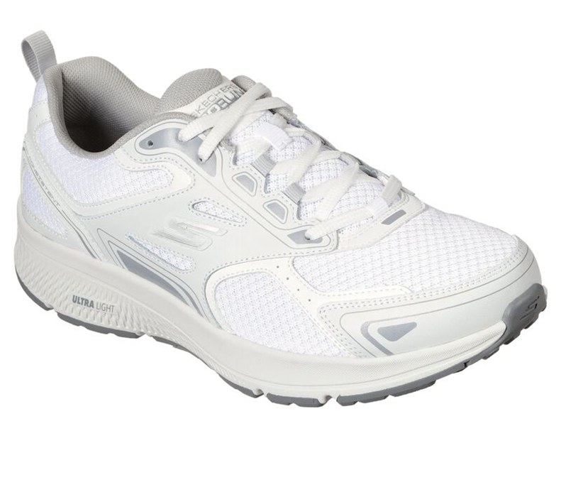 Skechers Gorun Consistent - Mens Running Shoes White/Grey [AU-FS0138]